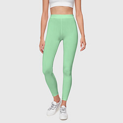 Леггинсы женские Мятный радуга, цвет: 3D-принт — фото 2