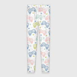 Женские легинсы Геймпад в горошек