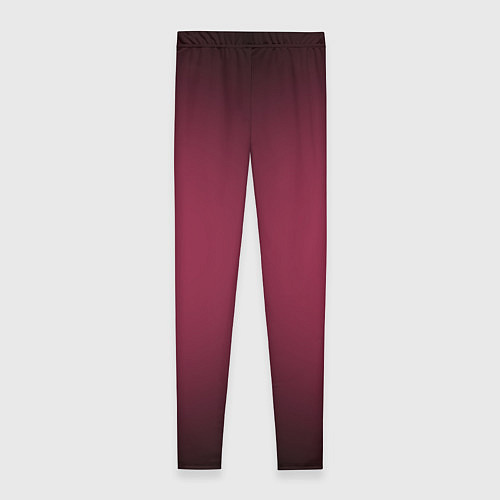 Женские легинсы Градиент светлая марсала с переходом в черный / 3D-принт – фото 2