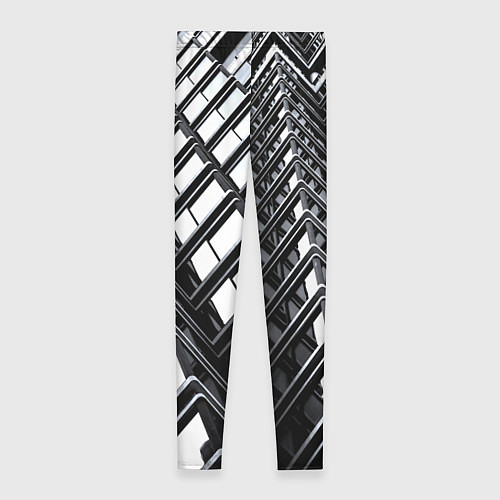 Женские легинсы Карбоновая абстракция грани / 3D-принт – фото 2