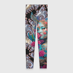 Леггинсы женские Japanese beauty - irezumi, цвет: 3D-принт