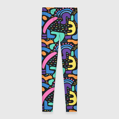 Женские легинсы Multicolored texture pattern / 3D-принт – фото 2
