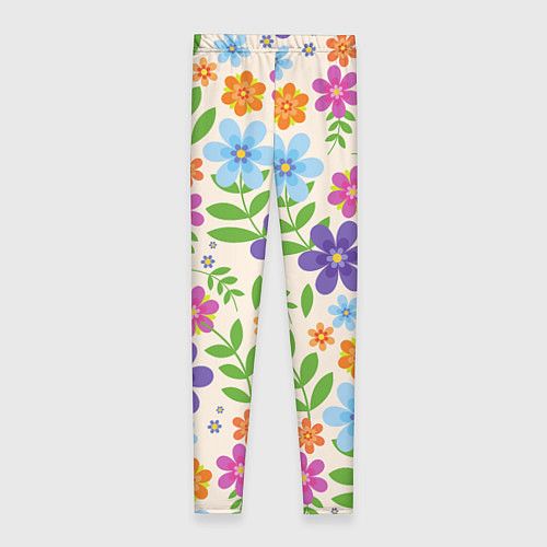 Женские легинсы Цветочное царство / 3D-принт – фото 2