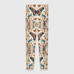 Леггинсы женские Бабочки узор, цвет: 3D-принт