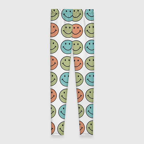 Женские легинсы Smiley face / 3D-принт – фото 2