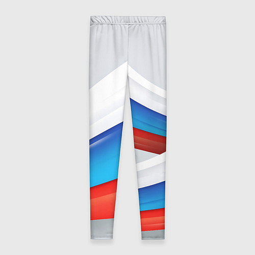 Женские легинсы Российские флаги / 3D-принт – фото 2
