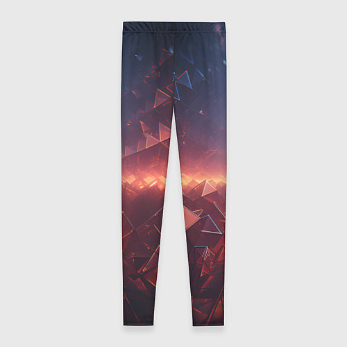 Женские легинсы 3D Ромб / 3D-принт – фото 2