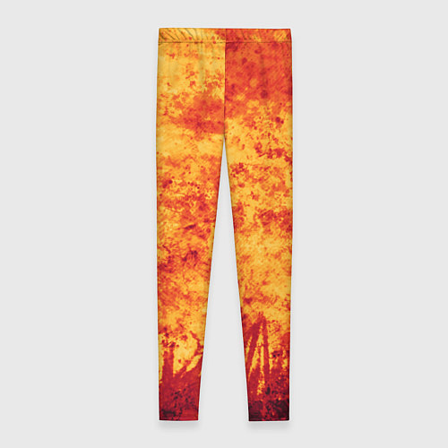 Женские легинсы Осенний пожар / 3D-принт – фото 2