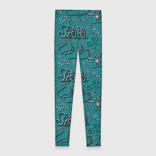 Женские легинсы Therapy relaxing harmony / 3D-принт – фото 2