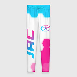 Женские легинсы JAC neon gradient style вертикально