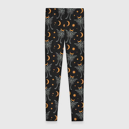 Женские легинсы Лунные мотыльки / 3D-принт – фото 2