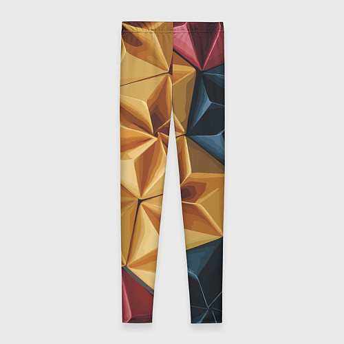 Женские легинсы Ромбовое вдохновение / 3D-принт – фото 2
