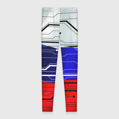 Женские легинсы Символика: русский хакер / 3D-принт – фото 2