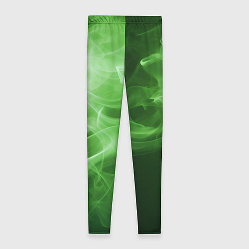 Женские легинсы Зеленый дым / 3D-принт – фото 2