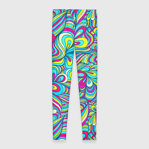 Женские легинсы Узоры метаморфозы / 3D-принт – фото 2