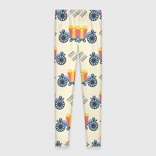 Женские легинсы Подарок на карете и ромб / 3D-принт – фото 2