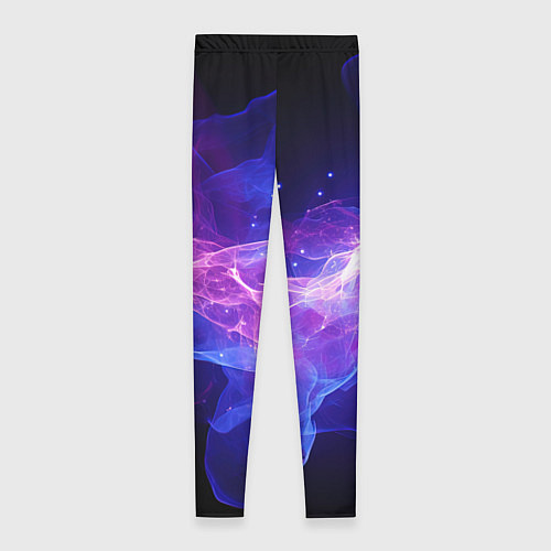 Женские легинсы Фиолетовый туман в движении / 3D-принт – фото 2