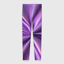 Леггинсы женские Металлический фиолетовый атлас ткань, цвет: 3D-принт