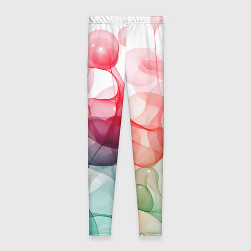 Женские легинсы Цветные пузыри / 3D-принт – фото 2