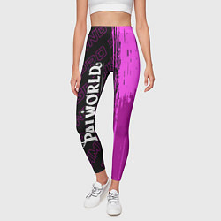 Леггинсы женские Palworld pro gaming по-вертикали, цвет: 3D-принт — фото 2