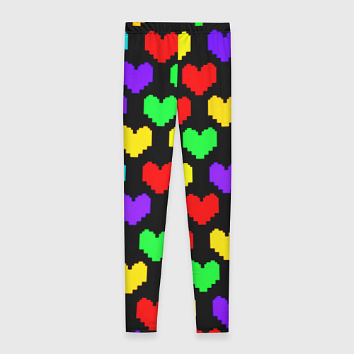 Женские легинсы Undertale heart pattern / 3D-принт – фото 2