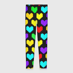 Женские легинсы Undertale heart pattern