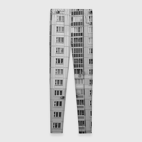 Женские легинсы Эстетика панельки / 3D-принт – фото 2