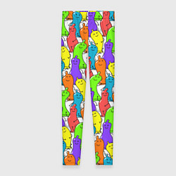 Леггинсы женские Весёлые цветные презервативы, цвет: 3D-принт