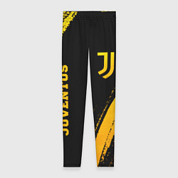 Женские легинсы Juventus - gold gradient вертикально