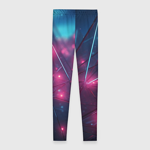 Женские легинсы Конструкция с ярким свечением / 3D-принт – фото 2