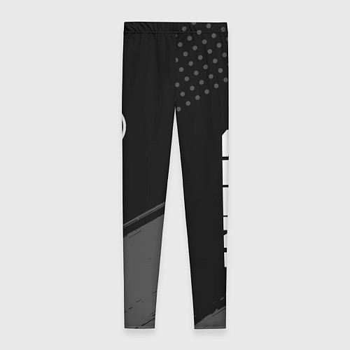 Женские легинсы Inter sport на темном фоне вертикально / 3D-принт – фото 2