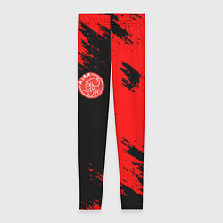 Леггинсы женские Ajax sport color red, цвет: 3D-принт
