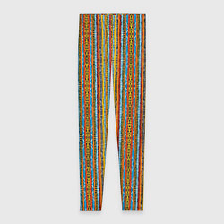 Леггинсы женские Полосы в африканском стиле, цвет: 3D-принт