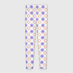 Женские легинсы Красивый узор цветочки