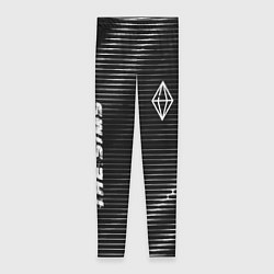 Леггинсы женские The Sims metal game lines, цвет: 3D-принт