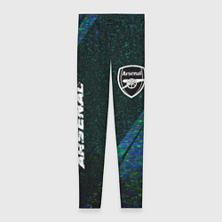 Женские легинсы Arsenal glitch blue