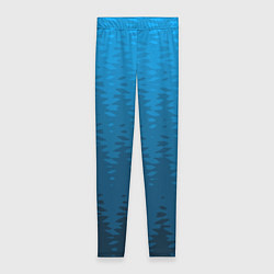 Женские легинсы Синий абтрактный градиент