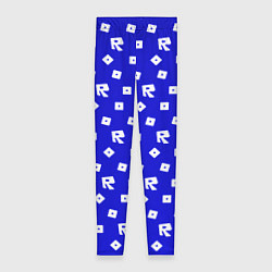 Леггинсы женские Roblox blue pattern, цвет: 3D-принт