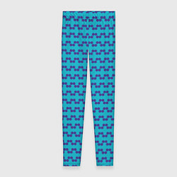 Женские легинсы Полосный паттерн из окружностей