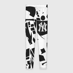 Леггинсы женские New York yankees - abstraction, цвет: 3D-принт