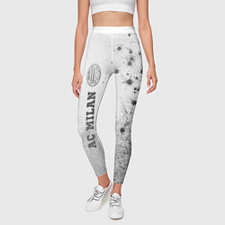Леггинсы женские AC Milan - white gradient по-вертикали, цвет: 3D-принт — фото 2