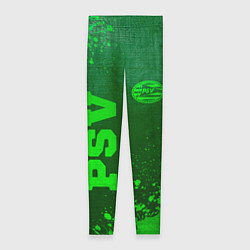 Леггинсы женские PSV - green gradient вертикально, цвет: 3D-принт