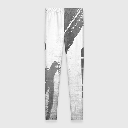 Женские легинсы Inter - white gradient вертикально / 3D-принт – фото 2
