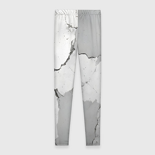 Женские легинсы Растрескавшийся бетон / 3D-принт – фото 2