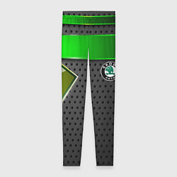 Женские легинсы Skoda metal auto