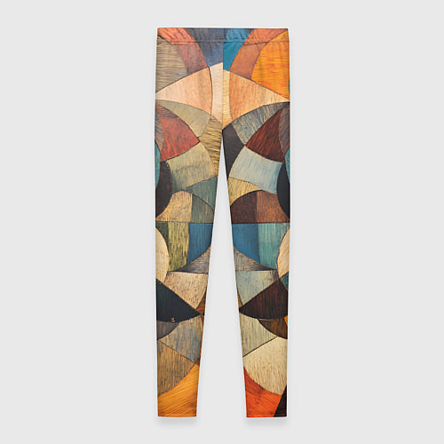 Женские легинсы Винтажная мозайка / 3D-принт – фото 2