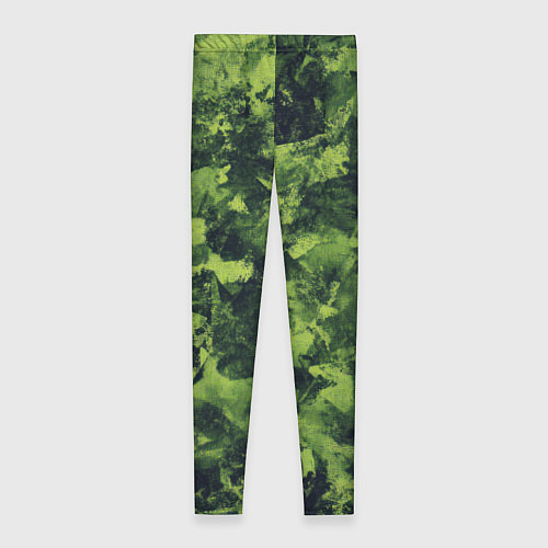 Женские легинсы Камуфляж армейский зеленый / 3D-принт – фото 2