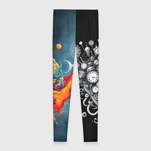 Женские легинсы Креативный мозг / 3D-принт – фото 2