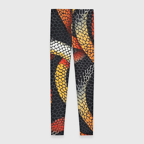 Женские легинсы В змеях / 3D-принт – фото 2