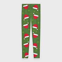 Женские легинсы Шапка Санты